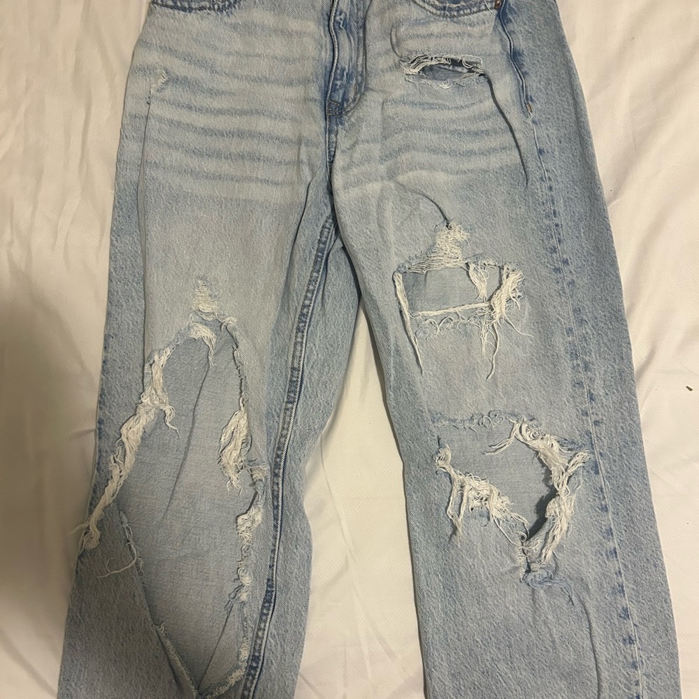 American Eagle Outfitters Blue Straight Leg Jeans